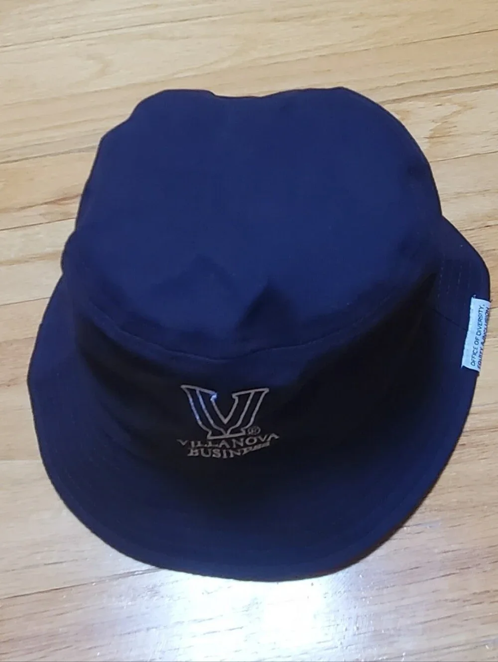 New Villanova Business Navy Bucket Hat with Embroidered Logo